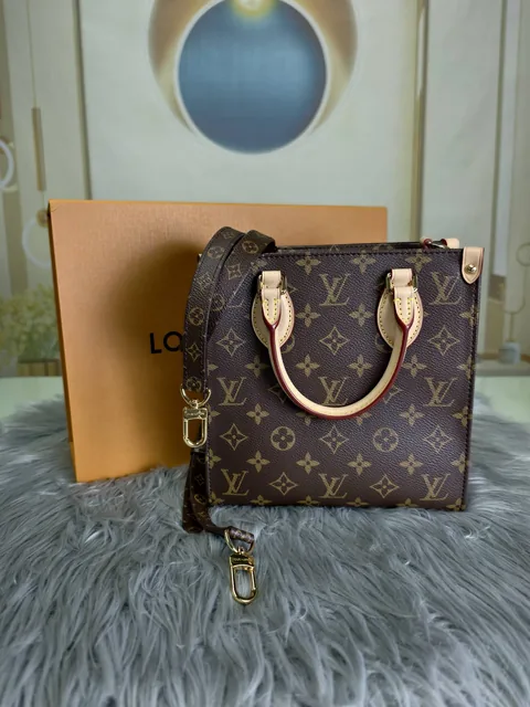 路易威登 Sac Plat BB · 经典老花 琴谱包 小号 棕色 细节图1