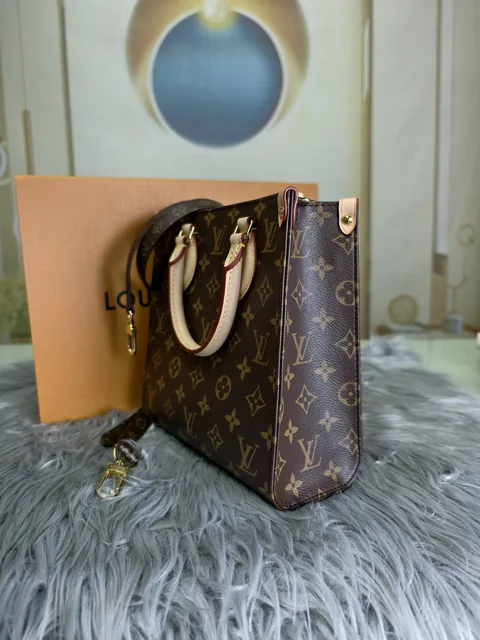 路易威登 Sac Plat BB · 经典老花 琴谱包 小号 棕色 细节图3