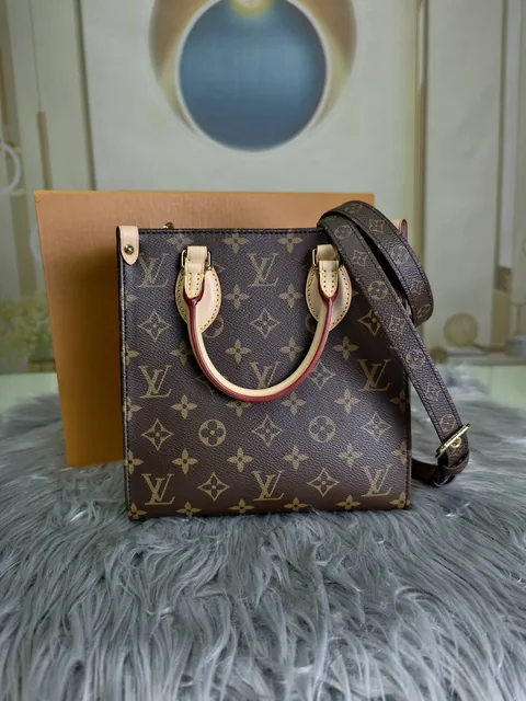 路易威登 Sac Plat BB · 经典老花 琴谱包 小号 棕色 细节图4