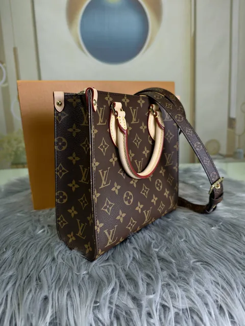 路易威登 Sac Plat BB · 经典老花 琴谱包 小号 棕色 细节图5