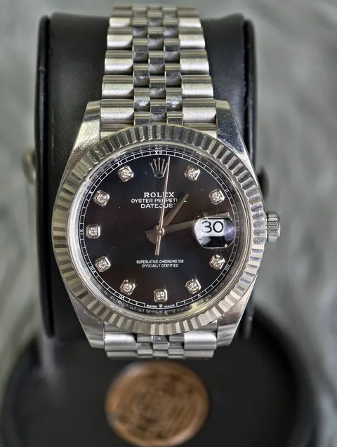 劳力士 日志型 126334 · 黑盘钻刻 41mm 细节图2